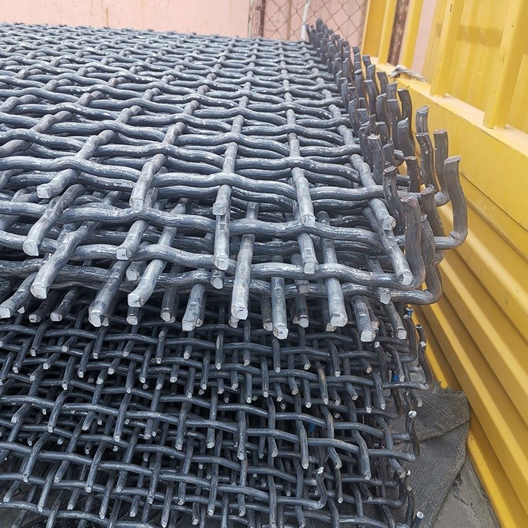 high quality 65mn crimp vibrating screen screen crusher quarry rock sand screen stainless steel wire mesh