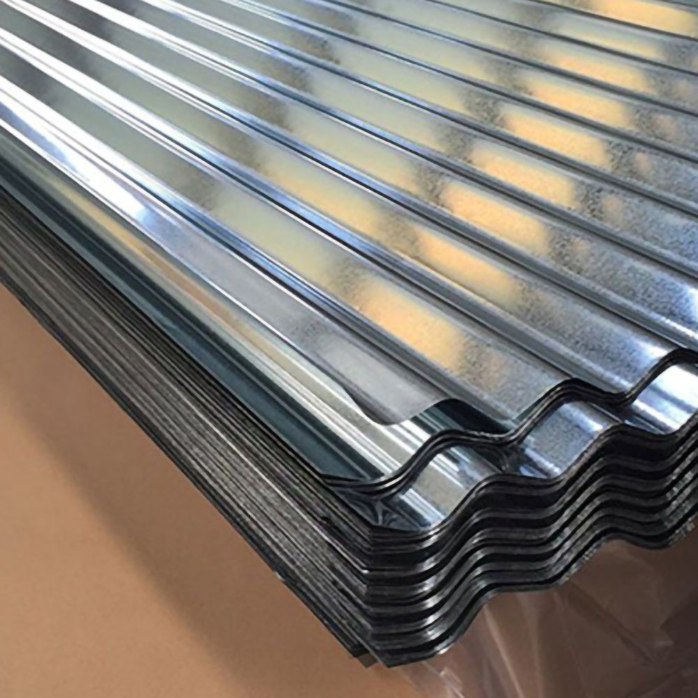 22 gauge 14 ft galvanized zinc metal corrugated gi steel roofing sheets for Africa