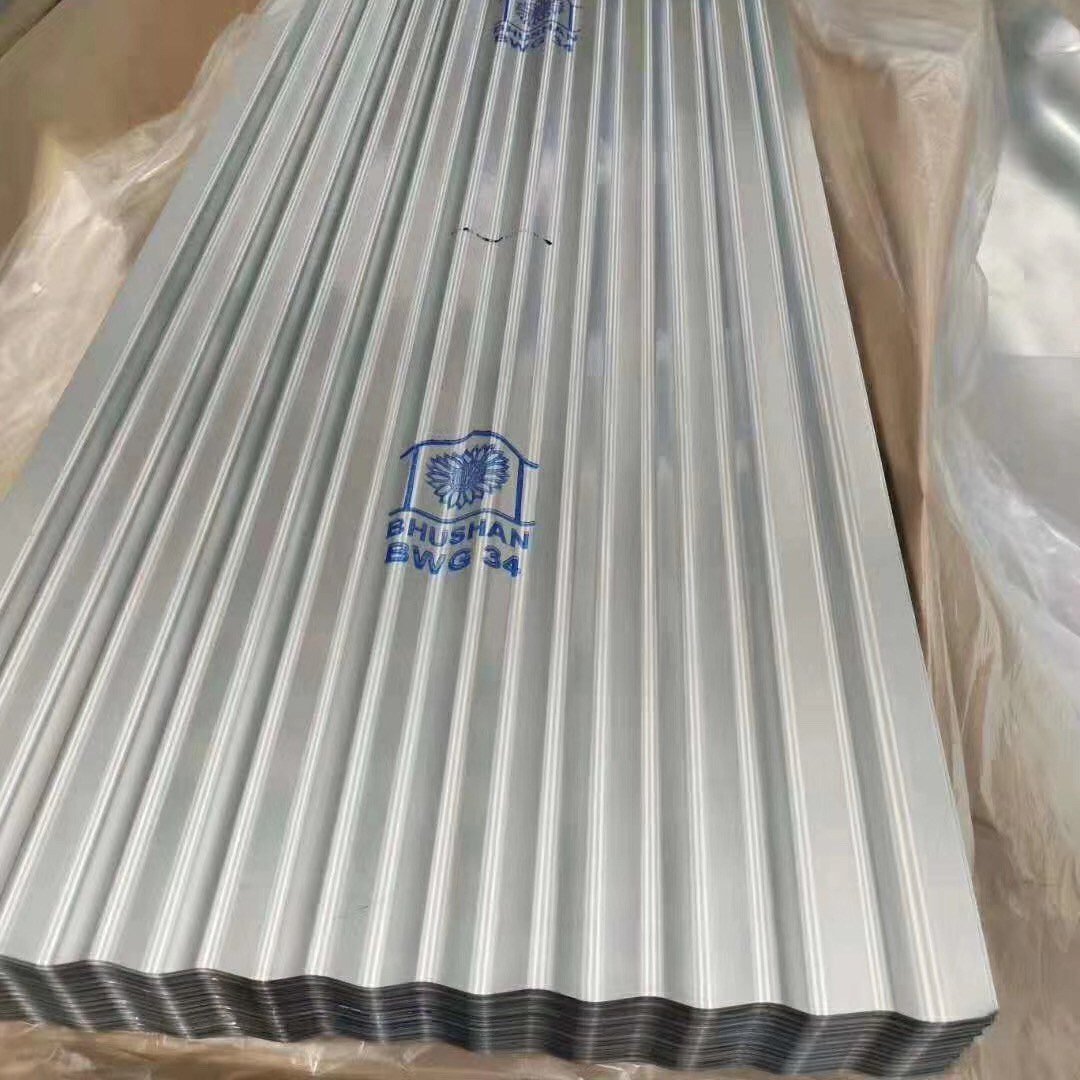 22 gauge 14 ft galvanized zinc metal corrugated gi steel roofing sheets for Africa