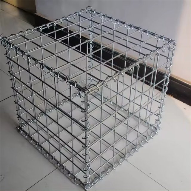 Steel Wire Cube Gabion Planter 100x50x50cm Rustproof and Weather-Resistant Garden Wall with Cut Welded Mesh Raised Bed