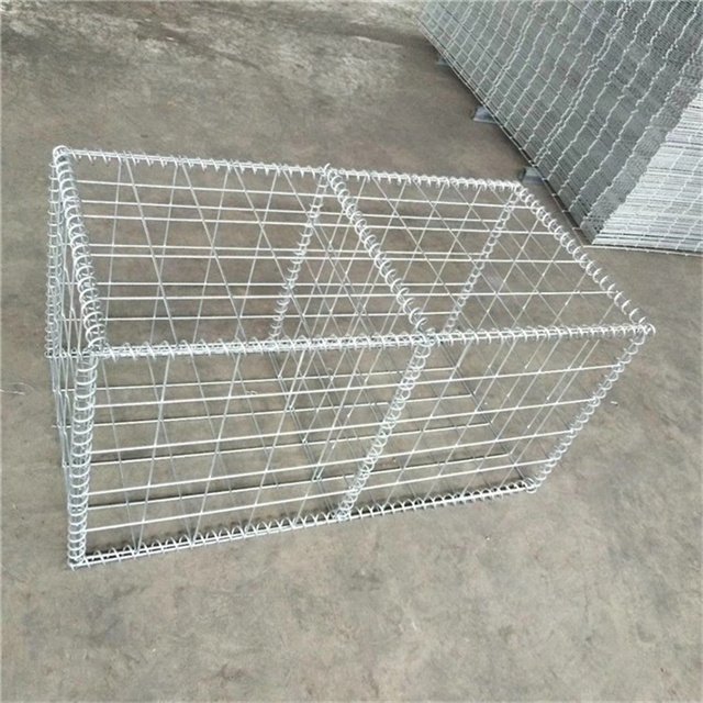 Steel Wire Cube Gabion Planter 100x50x50cm Rustproof and Weather-Resistant Garden Wall with Cut Welded Mesh Raised Bed