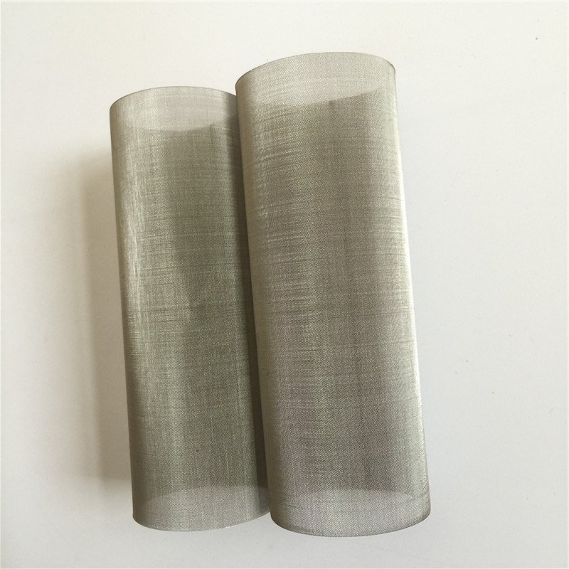 high quality customized SS 304 round stainless steel filter cylinder mesh tube
