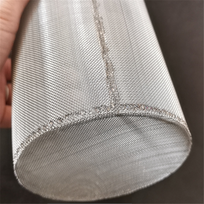 high quality customized SS 304 round stainless steel filter cylinder mesh tube