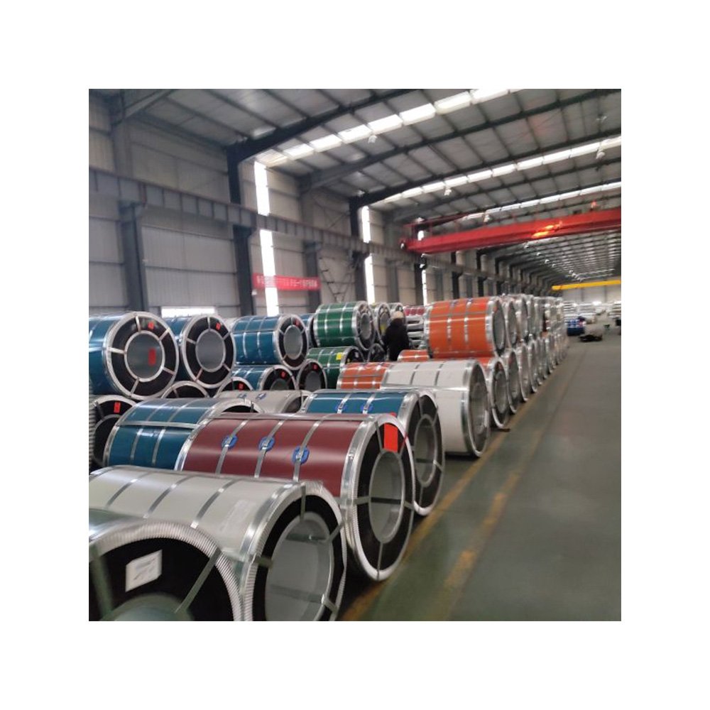 Factory supplier Coated Steel Ppgi coil Coil A 792 A653 Ral 5016 for roofing and walling