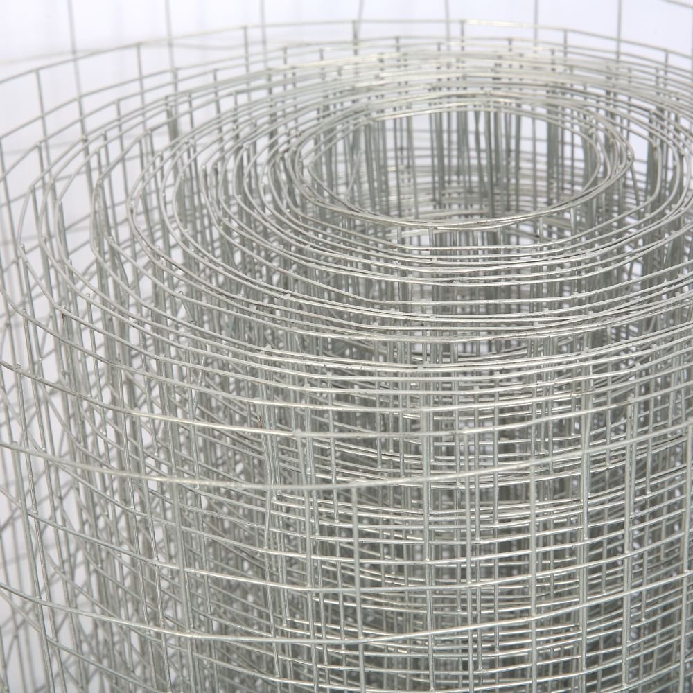 Hot Galvanized Wall Plastering Rust Proof 18m Mesh Fencing Iron Wire Mesh Welded Wire Mesh