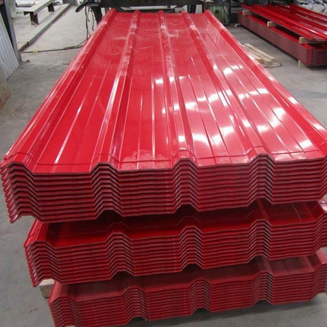 Wholesale Price Prepainted Corrugated Galvanized Roofing Sheets Color Coated Ppgi Roofing Corrugated Sheet