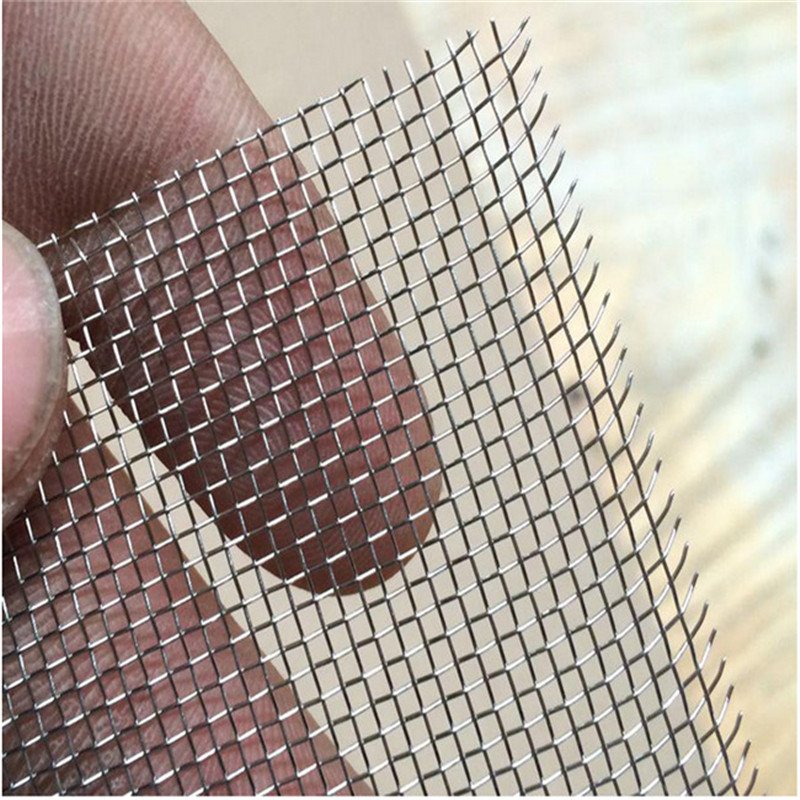 high quality ss 304 316 black coated stainless steel window door screen mesh