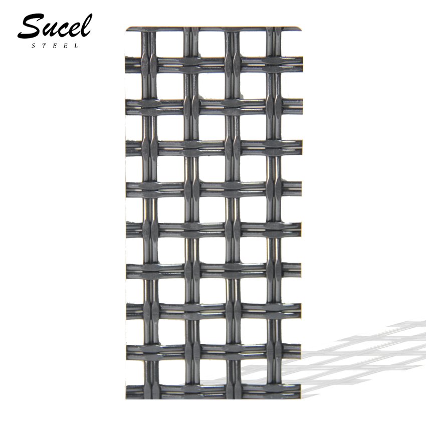 Sucel Steel metal building materials decorated stainless steel mesh cladding for interior decoration