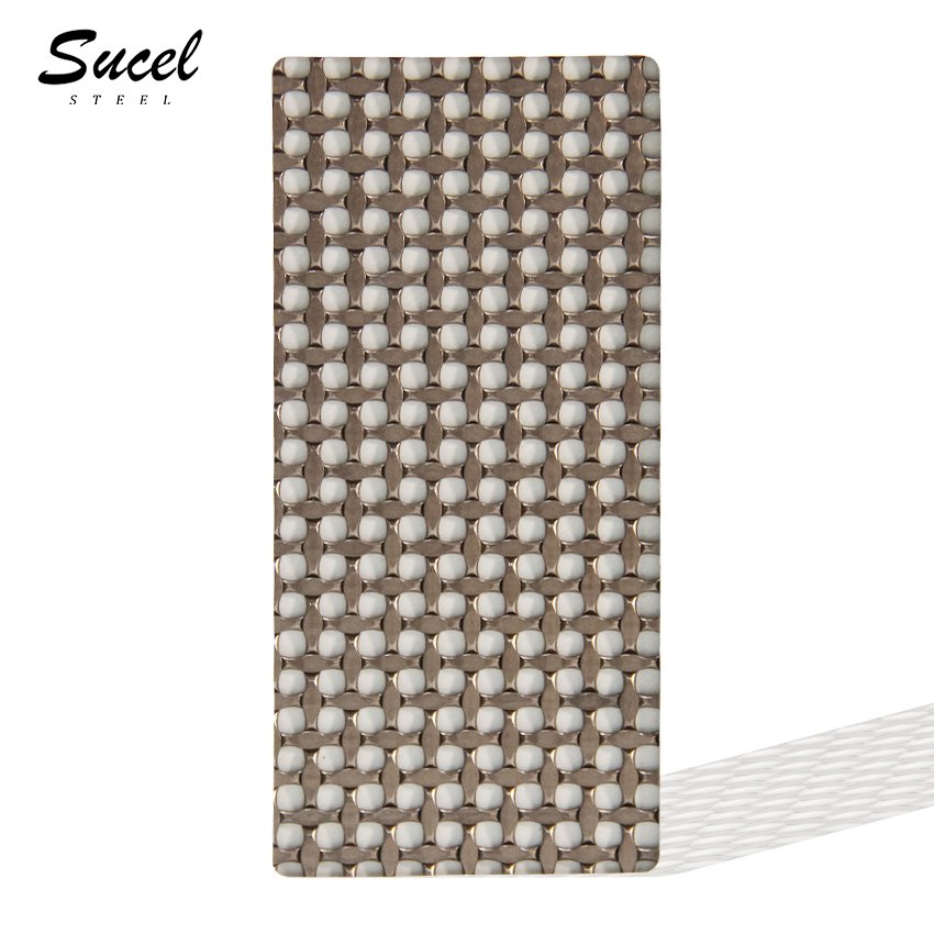 Sucel Steel metal building materials decorated stainless steel mesh cladding for interior decoration