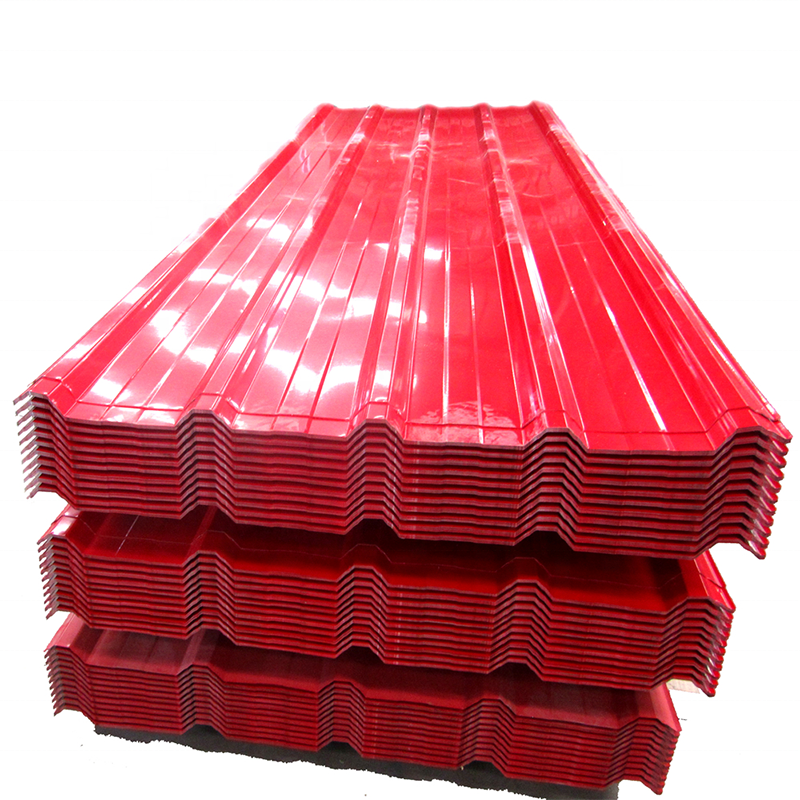 PPGI Corrugated Roofing Sheet Prepainted Corrugated Roofing Sheet for sale
