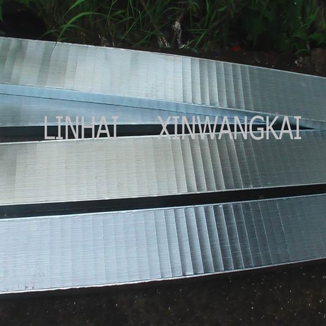Galvanized steel wedge wire sheet mesh with metal frame