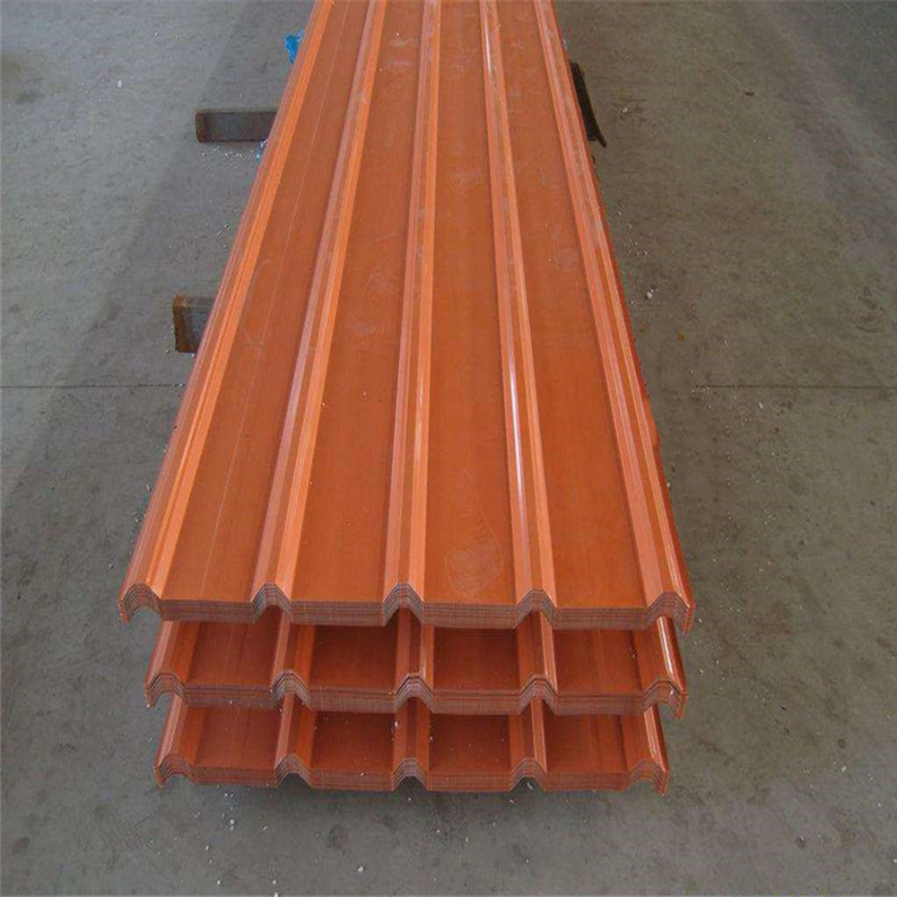 High quality Color Coated Ibr Roofing Sheets galvanized color coated corrugated board for sale