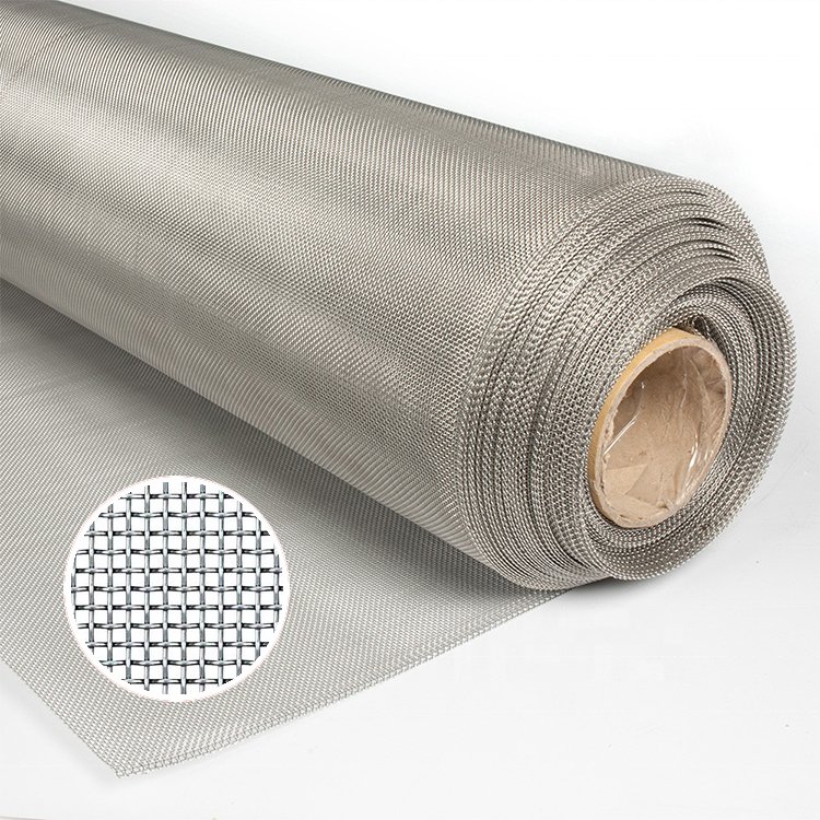 Hot Sale 1 Micron 304 Stainless Steel Wire Mesh Filter Mat Dutch Weave Technique for Screen Application Custom Cutting Service