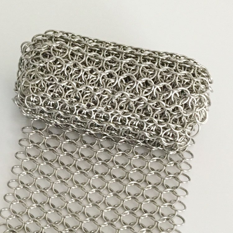 Chain Mail Decorative Metal Screen Mesh Metal Ring Mesh Curtain