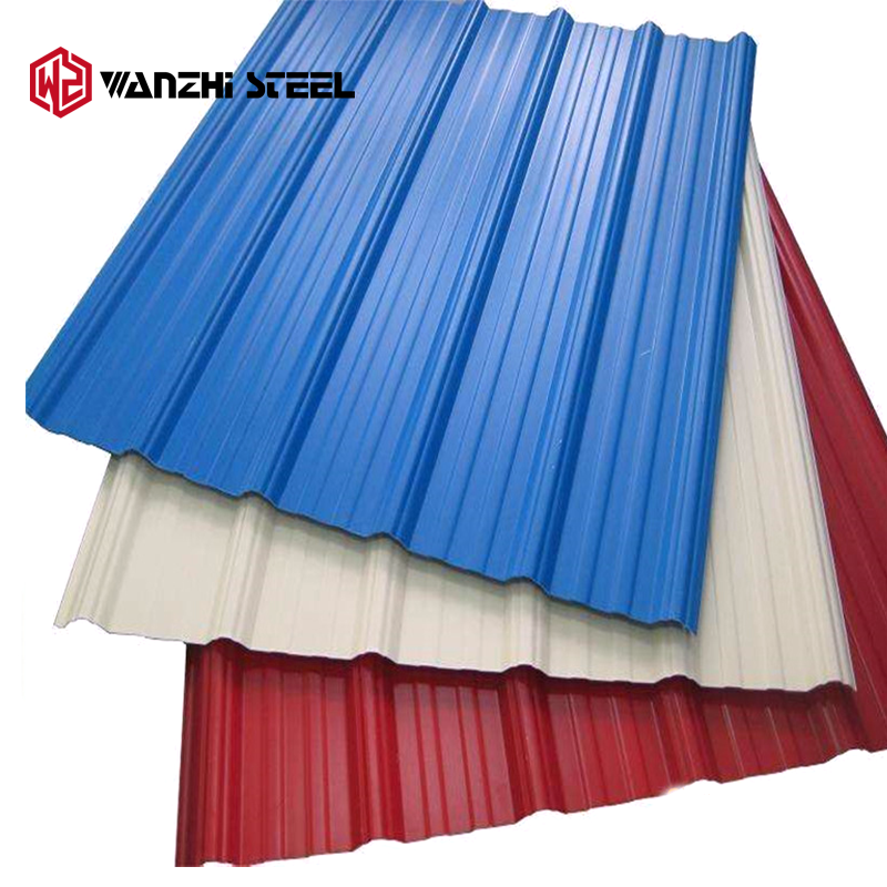 Color Coated Corrugated Ppgi Galvanized Galvalume Steel Ppgl Prepainted Metal Roofing Sheet