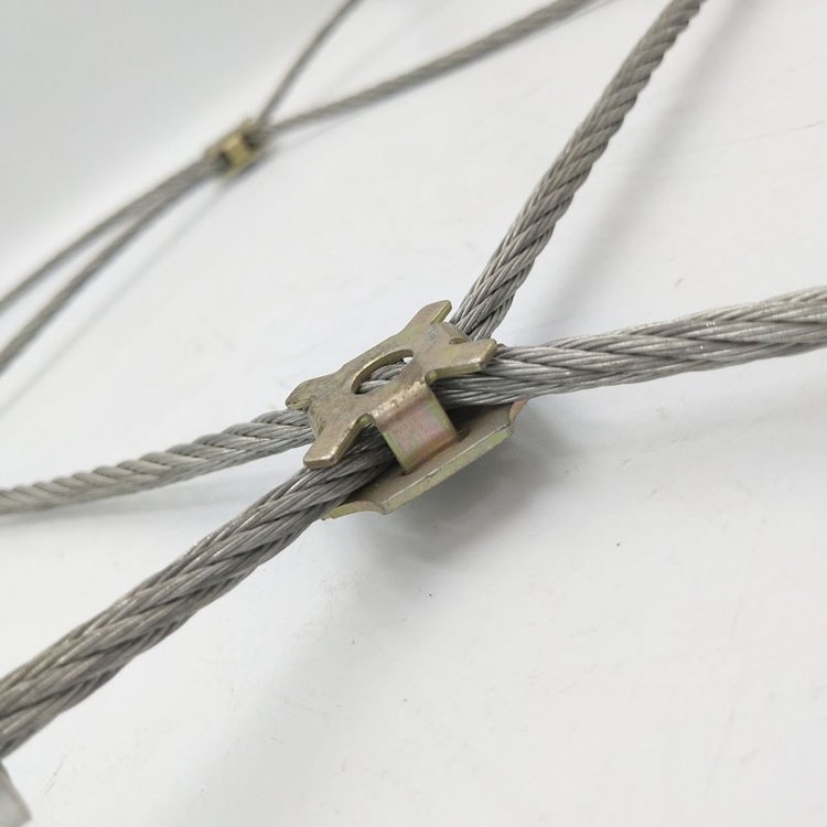 316 Flexible Stainless Steel Wire Rope Ferrule Zoo Fence Aviary Bird Parrot Netting Mesh