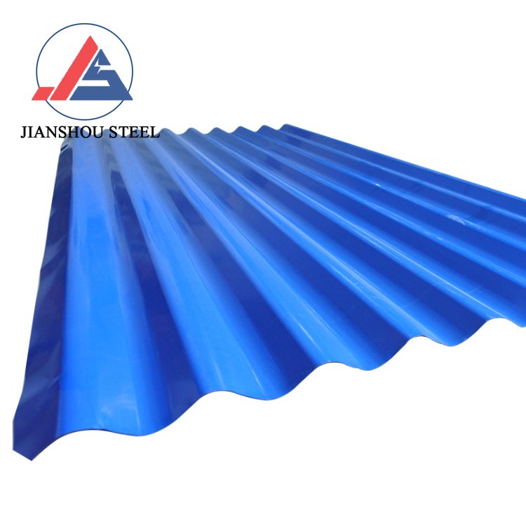 Factory supply high quality Z30-275g RAL color roofing metal sheet/corrugated steel plate/galvanized steel sheet