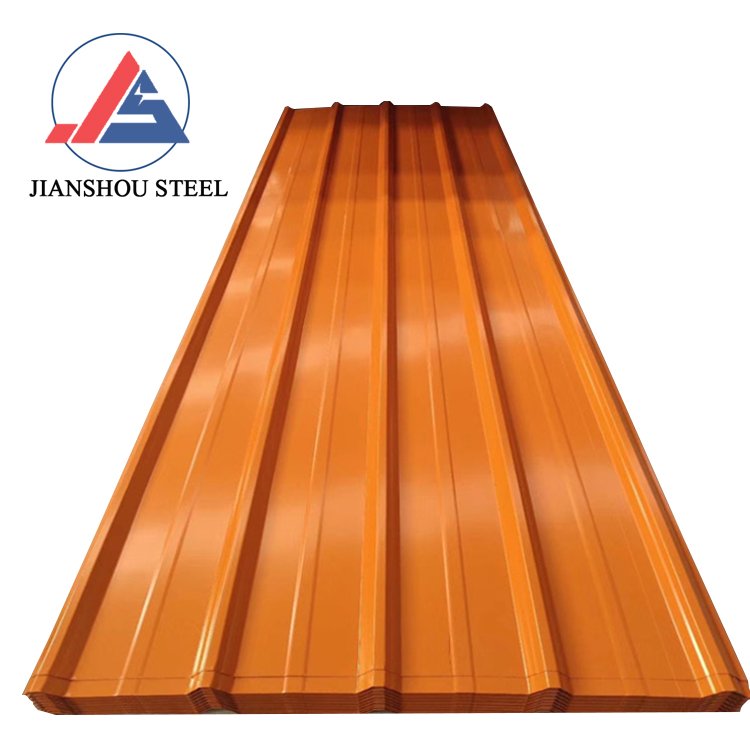 Factory supply high quality Z30-275g RAL color roofing metal sheet/corrugated steel plate/galvanized steel sheet