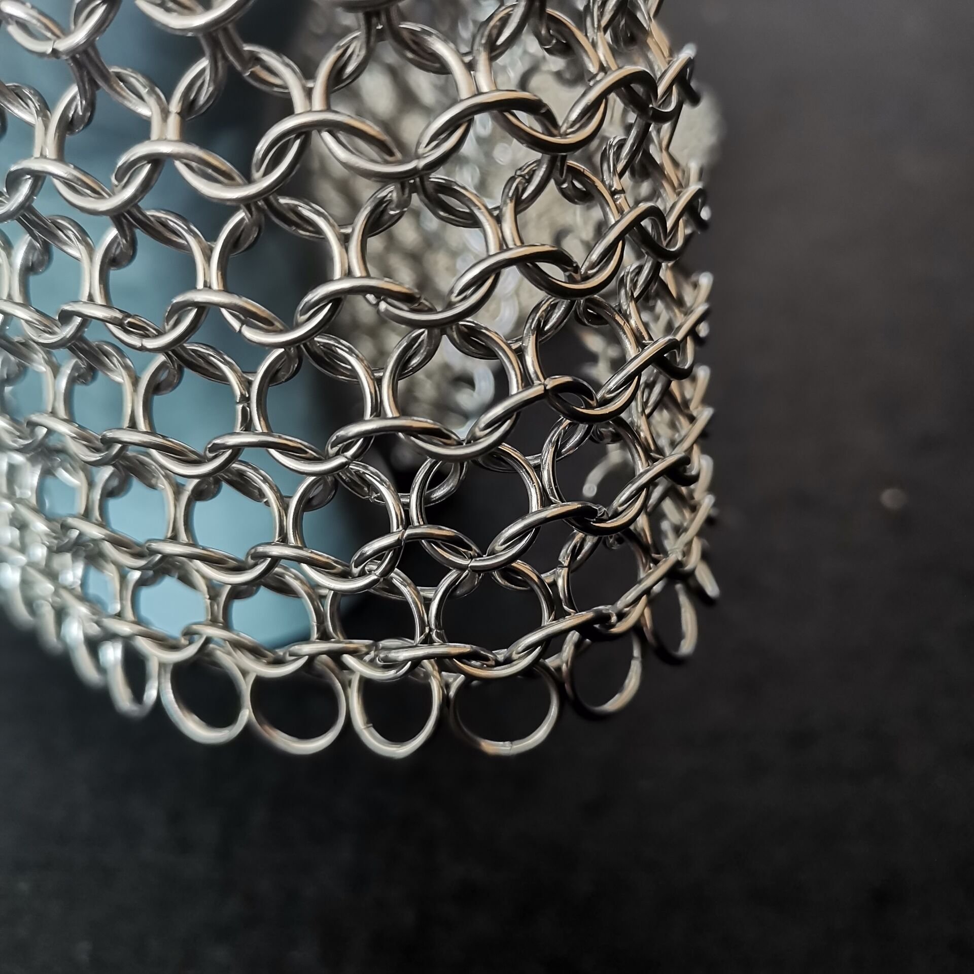 chain mail mesh stainless steel ring mesh curtain metal decorative mesh
