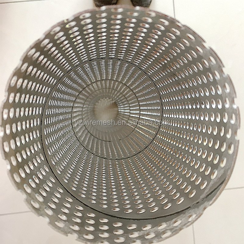 Welded Micro Porous Round Hole Mesh Filter Tubes Sand Control Screen Filters Exhaust 316 Perforated Tube