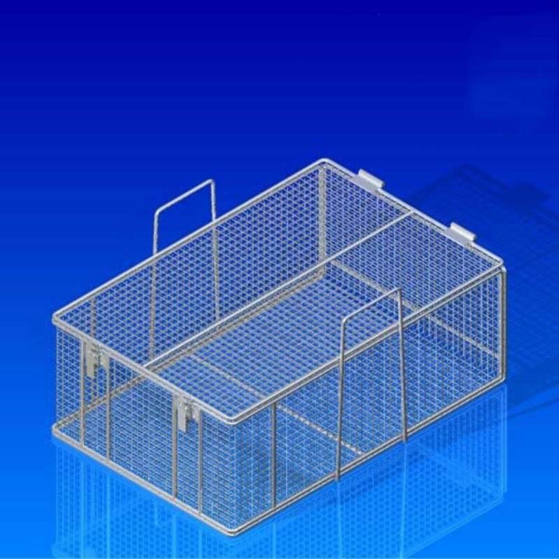Durable and Rust-Resistant Stainless Steel Kitchen Baskets 304 Stainless Steel Kitchen Baskets with Perforated Design