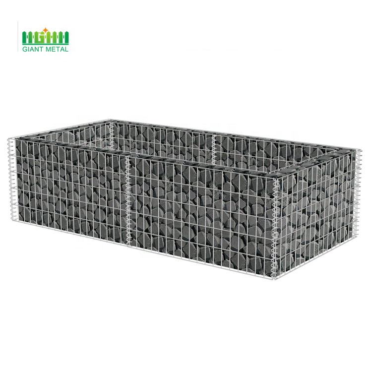 Hot Dipped Galvanized Steel Wire Mesh Gabion Basket Welded Stone Cage 2mm Square 6mm 8mm Stone Retaining supplied best prices