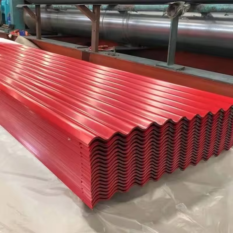 African Corrugated Sheet Galvanized Z30 Width 1000mm Thickness 0.17mm DX51D DX52D Color-coated blue roof panel