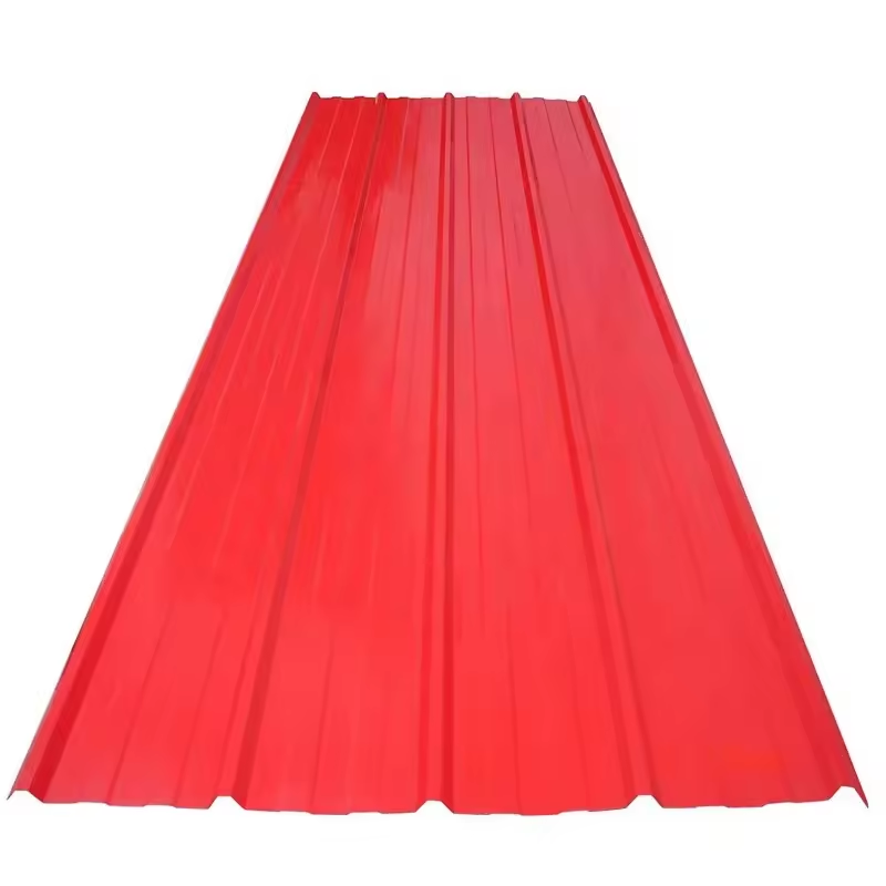 African Corrugated Sheet Galvanized Z30 Width 1000mm Thickness 0.17mm DX51D DX52D Color-coated blue roof panel