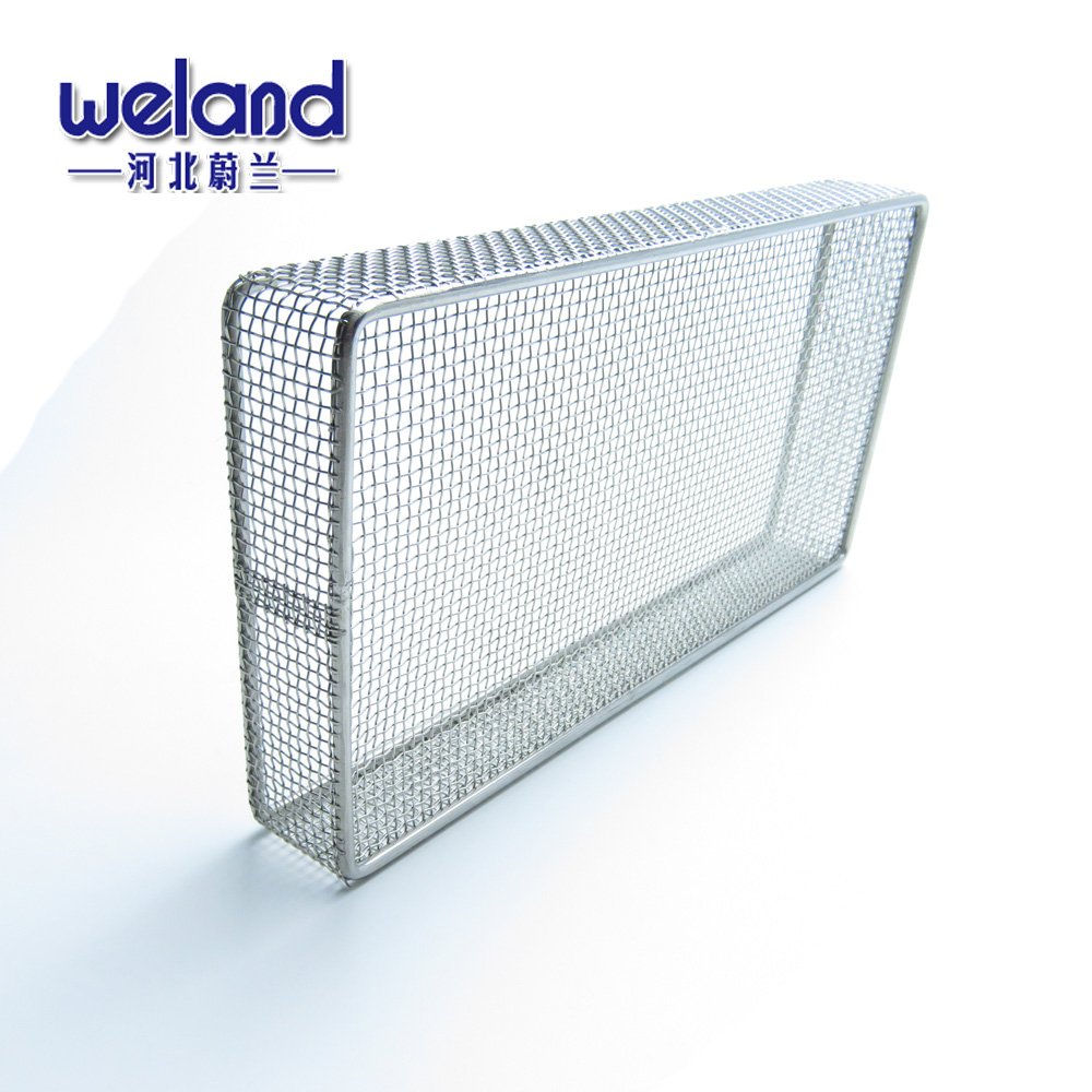 Custom Food Grade Stainless Steel 304 Wire Mesh Tray Basket
