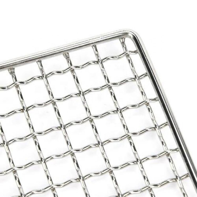 304 316 Hot sale Stainless Steel BBQ Grill/High Quality Factory Out door Garden kitchen BBQ grill/Crimped Carbon Steel Wire Mesh