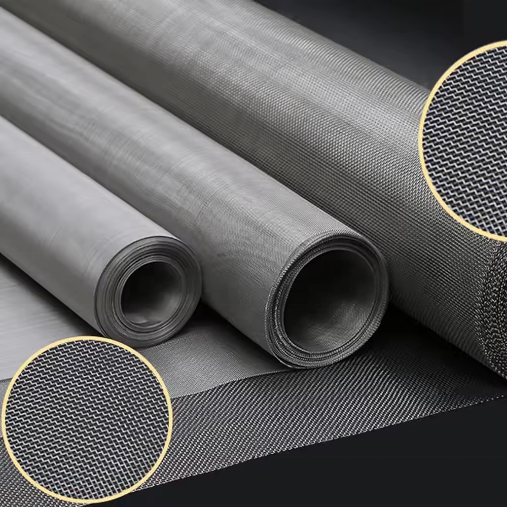 304 316 sus Wire Mesh Filter Screen 40/60 80/100/150/200/300/400 Micron Stainless Steel Sieves Woven Wire Mesh