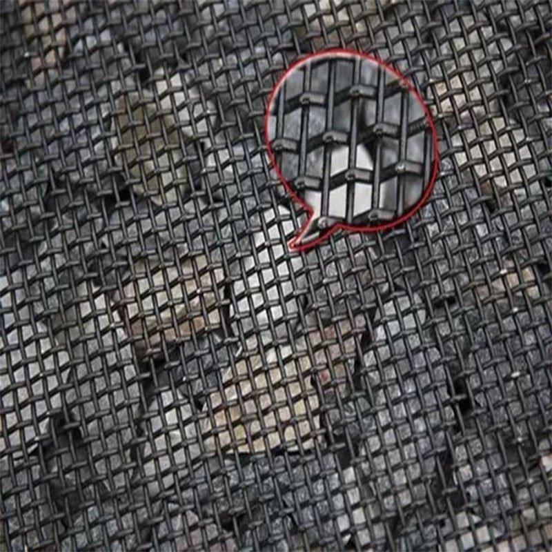 Crimped Wire Mesh Vibrating Screen Mesh Stainless Steel Quarry Mining Screen Mesh