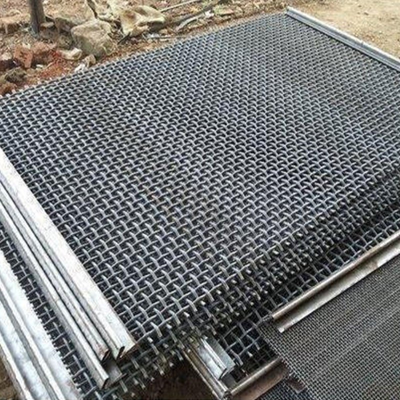 Crimped Wire Mesh Vibrating Screen Mesh Stainless Steel Quarry Mining Screen Mesh