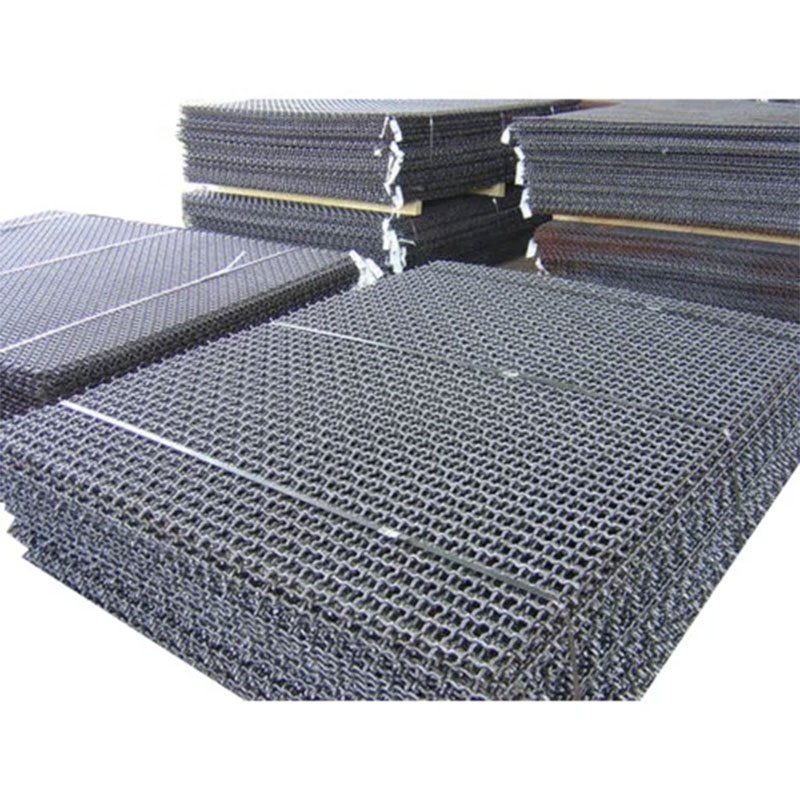 Crimped Wire Mesh Vibrating Screen Mesh Stainless Steel Quarry Mining Screen Mesh