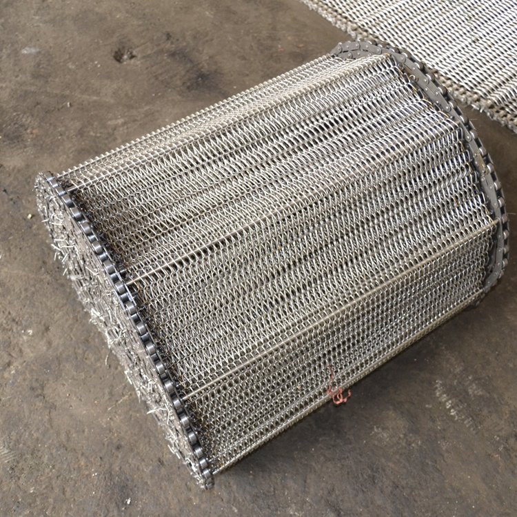 stainless steel metal chain wire mesh conveyor belts