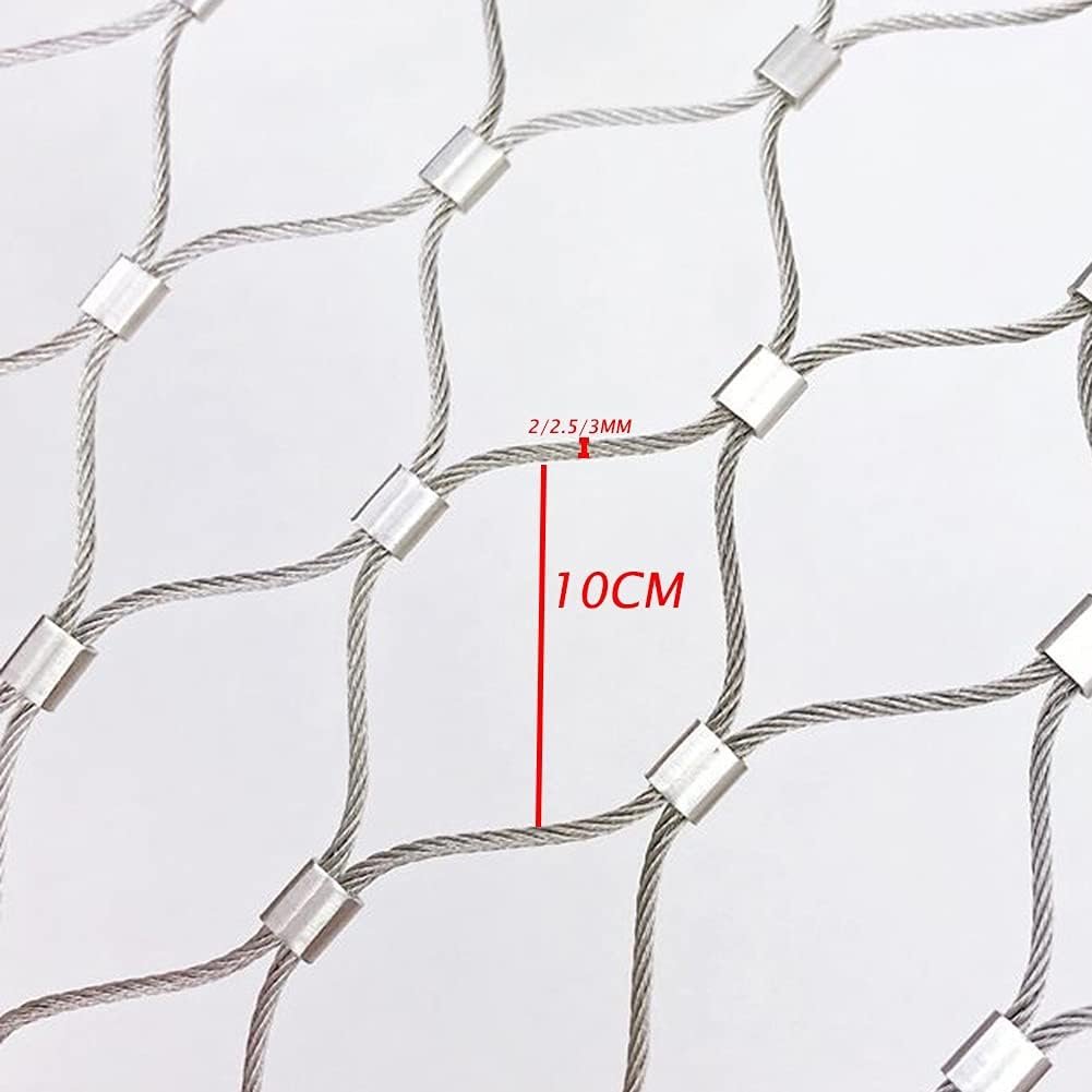 304 316 stainless steel rope mesh/wire rope mesh/ Protecting Mesh Woven Zoo Net