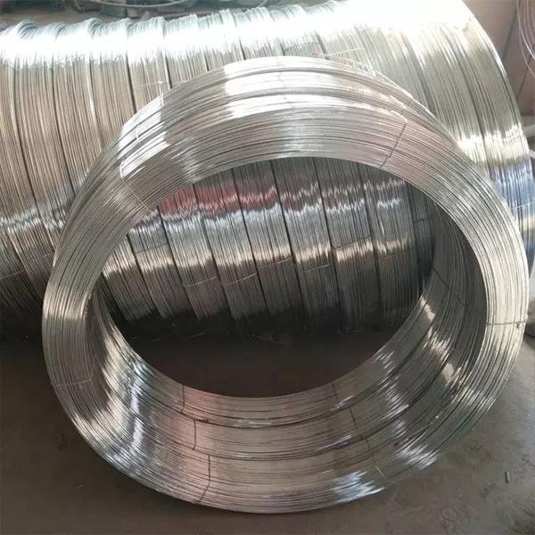 3.0*2.4Mm Galvanized Steel Oval Wire 17/15 700Kgf Oval Steel Wire