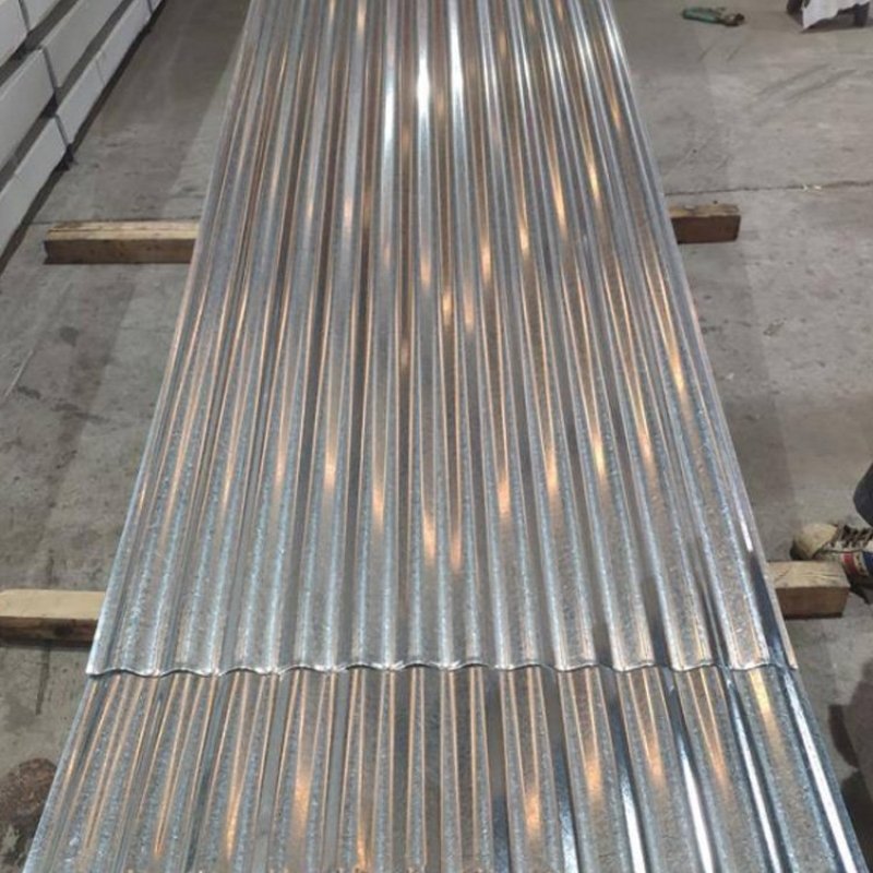 0.35mm Zinc Galvanized Corrugated Steel Roofing Tole Sheets GI Corrugated Roof Sheet House Zero Spangle ASTM certified EN