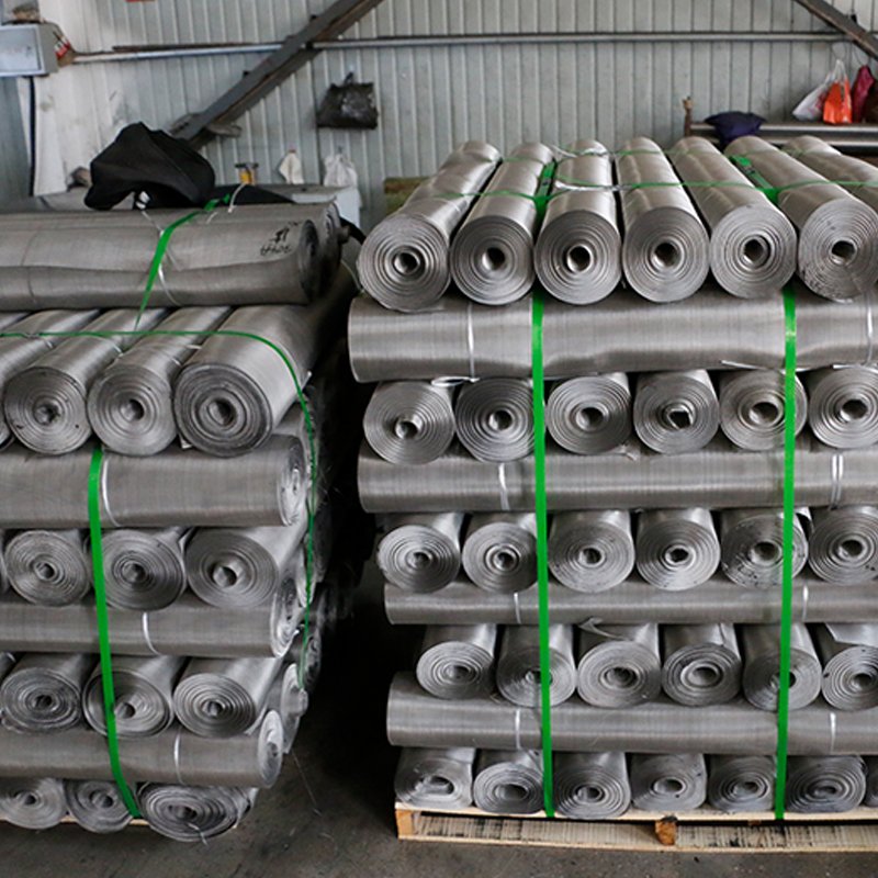 High Quality Filter Net Screen Cloth Metal Mesh Square Wire Netting Woven Mesh 304 316 Stainless Steel Wire Mesh