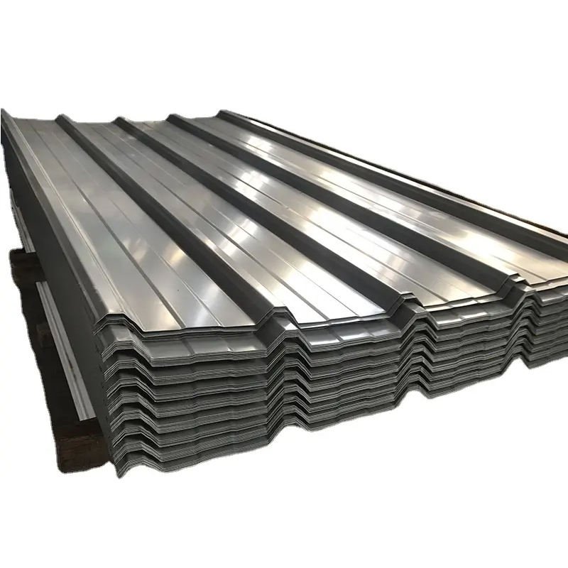 In-stock ASTM gi corrugated zinc roofing sheets color coated roof steel plate 28 gauge