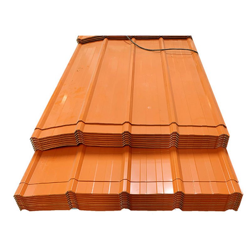 In-stock ASTM gi corrugated zinc roofing sheets color coated roof steel plate 28 gauge