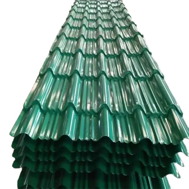 2024 new SDJL Zinc Metal Plate RAL Prepainted Zinc Roof Panels Color Coated Iron Corrugated Galvalume Steel Roofing Sheet Plate