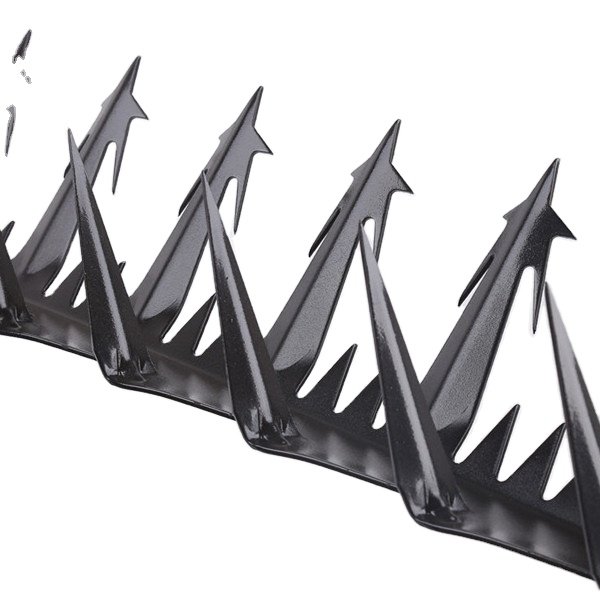 Cheap Price Decorative Galvanized Anti Theft Security Stainless Steel Metal Sharp Razor Wall Spike For Fence Top Home Protection