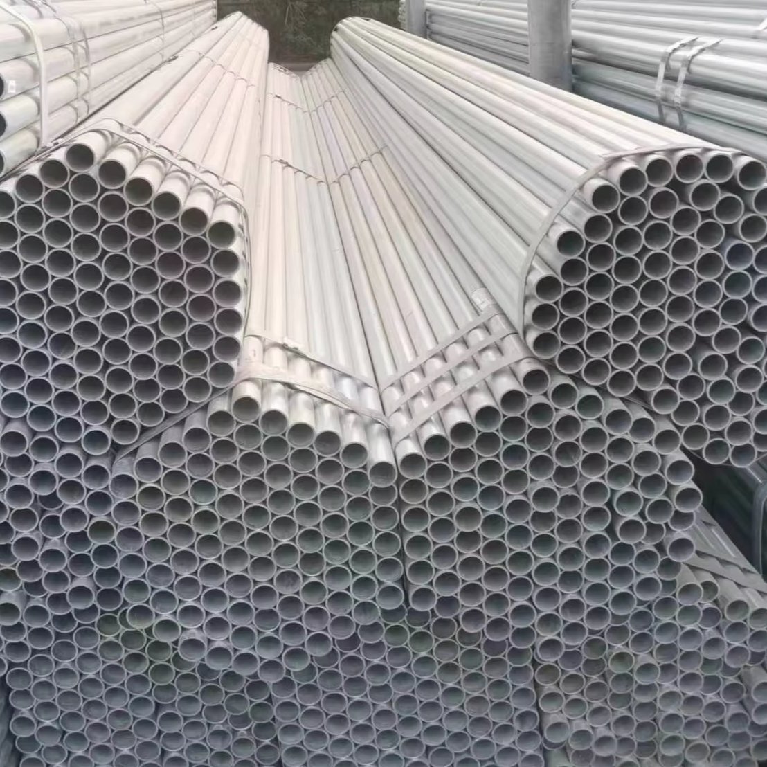 Factory price Q215A Q215B Q235A Q235B Galvanized Steel Pipes Round Tube Hot-dip Galvanized Pipe