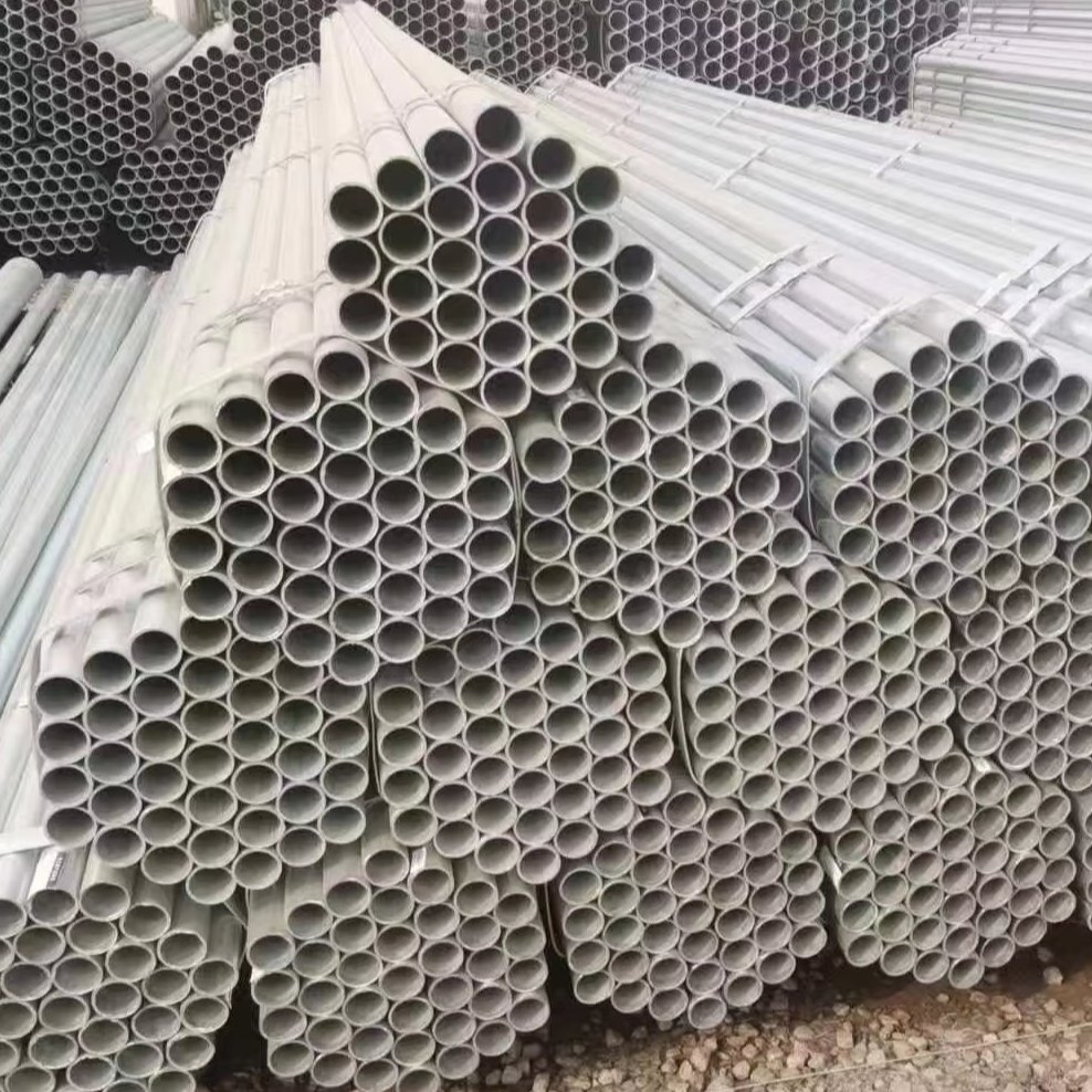 Factory price Q215A Q215B Q235A Q235B Galvanized Steel Pipes Round Tube Hot-dip Galvanized Pipe