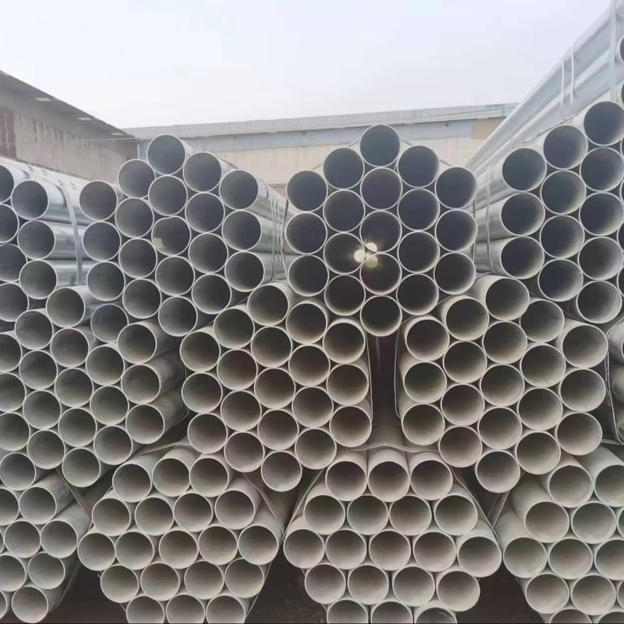 Factory price Q215A Q215B Q235A Q235B Galvanized Steel Pipes Round Tube Hot-dip Galvanized Pipe