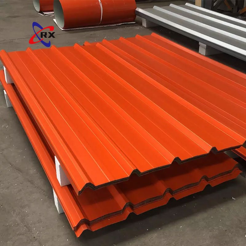 Low Price Zinc Corrugated Sheet Color Coated Galvanized Corrugated Steel Sheet Coil Roofing Plate