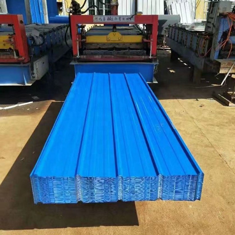 Low Price Zinc Corrugated Sheet Color Coated Galvanized Corrugated Steel Sheet Coil Roofing Plate