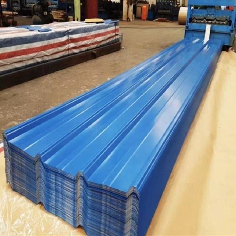 Low Price Zinc Corrugated Sheet Color Coated Galvanized Corrugated Steel Sheet Coil Roofing Plate