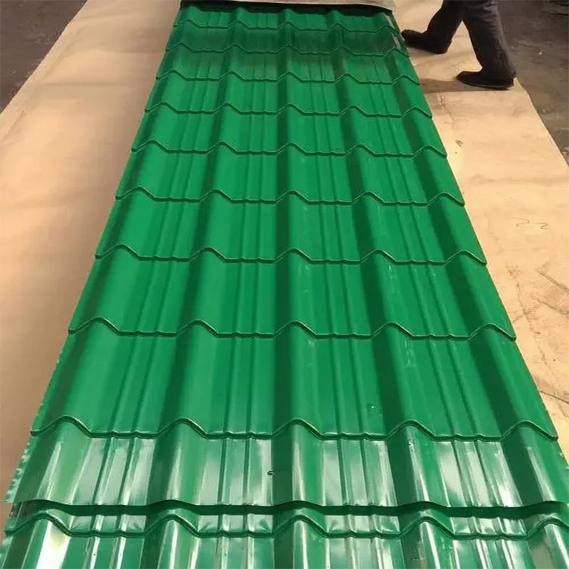 Factory supply high quality Z30-275g roofing metal sheet Galvanized Steel Corrugated Roofing Sheet corrugated steel plate